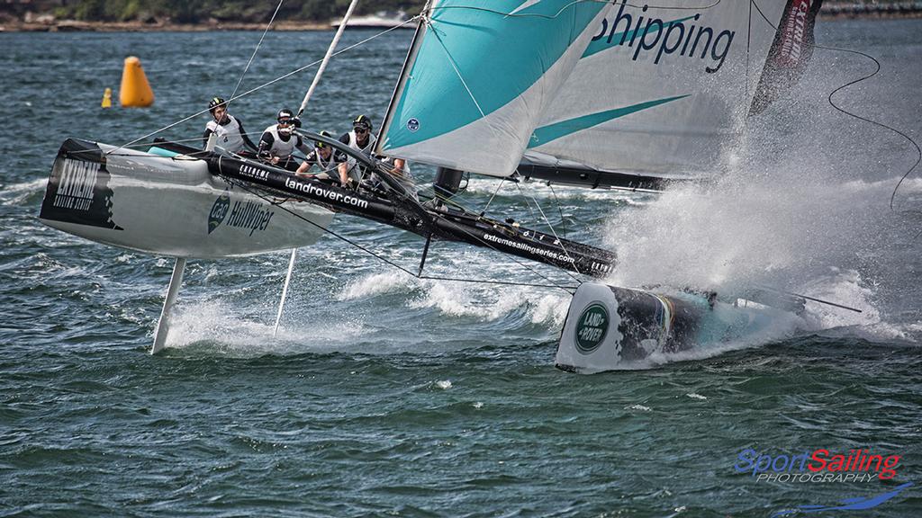 Extreme Sailing Series Images from Sydney Harbour